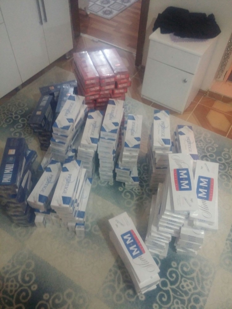 Kars’ta Kaçak Sigara Ele Geçirildi