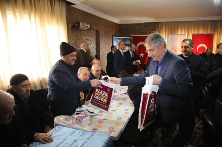 Başkan Yanılmaz Ve Muhtarlardan ‘Elazığ Her Yerde Okuyor” Kampanyasına Destek