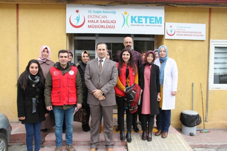 Erzincan’da Gençlerden Ketem Ziyareti