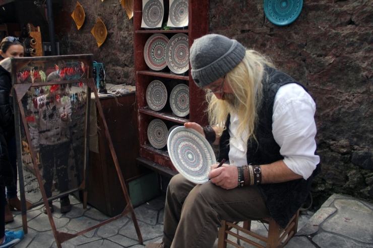 Giresun’da Sanat Sokağı’nın Sembolü Oldu