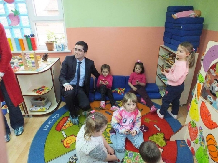 Kaymakam Şahin’den Anaokulu Öğrencilerine Ziyaret