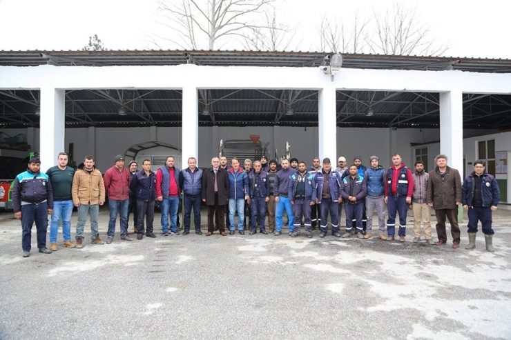 Park Ve Bahçeler Müdürlüğü Başkan Yılmazer’i Ağırladı