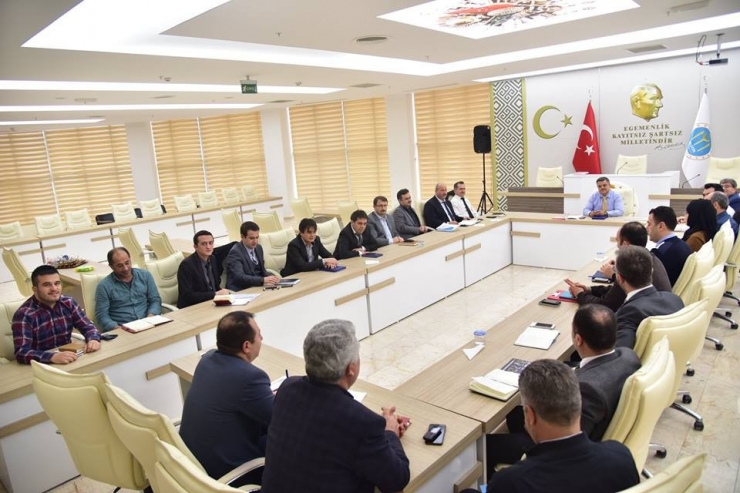 Başkan Belediyesi’nde Haftalık İstişare Toplantısı