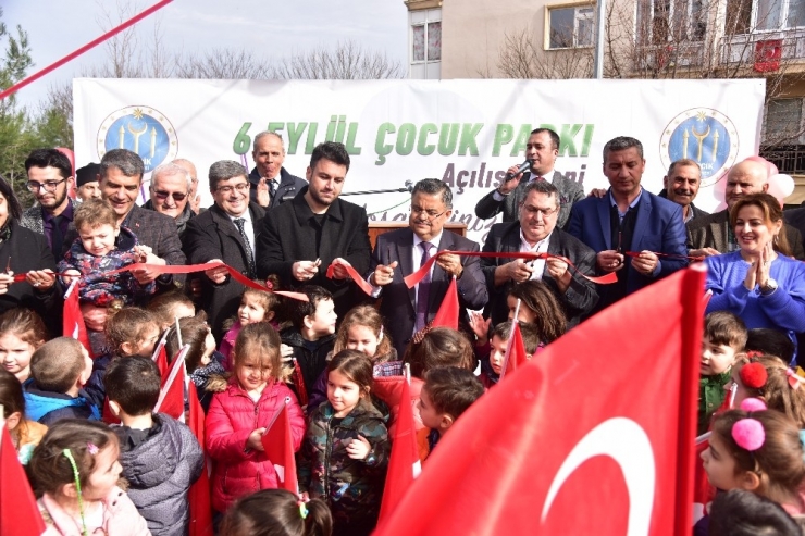 6 Eylül Çocuk Parkı Hizmete Açıldı