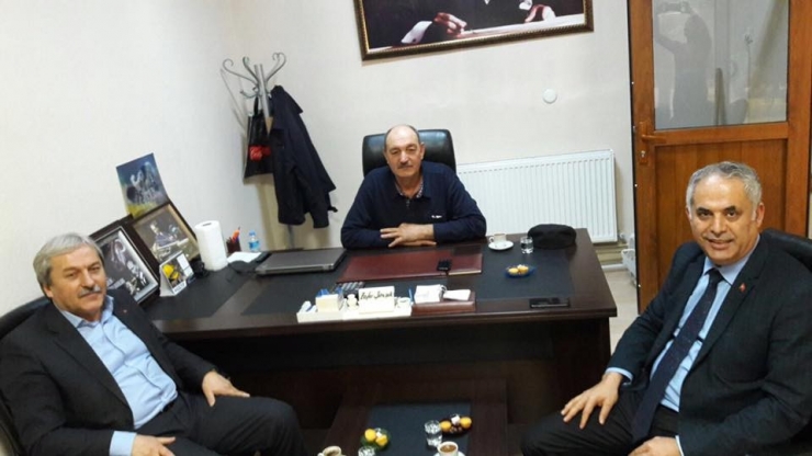 Başkan Şahin’den Başkan Yaman’a Ziyaret