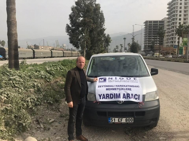 Niğdeli Muhasebecilerden Afrin’e Destek