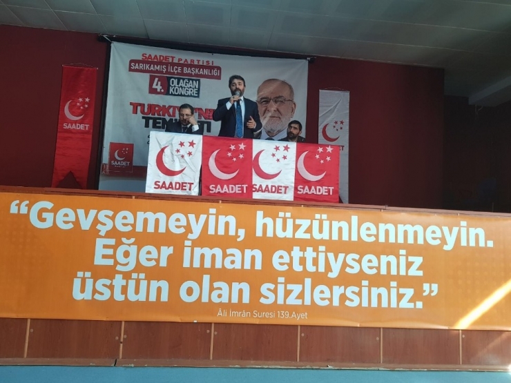 Saadet Partisi Sarıkamış 4. Olağan İlçe Kongresi Yapıldı