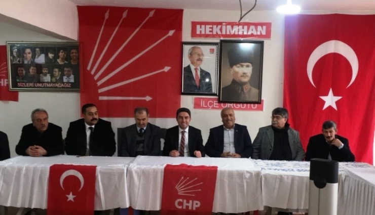 Chp İl Başkanı Kiraz, Hekimhan’ı Ziyaret Etti