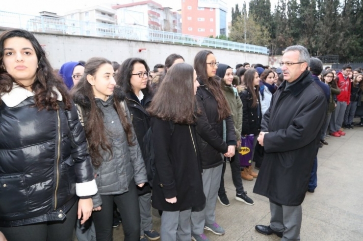 Başkan Köşker’den Fatih Sultan Mehmet Lisesi’ne Ziyaret