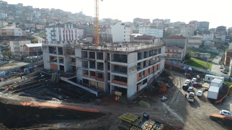 Gebze Gençliğine Hizmet Edecek Dev Tesisi Yükseliyor