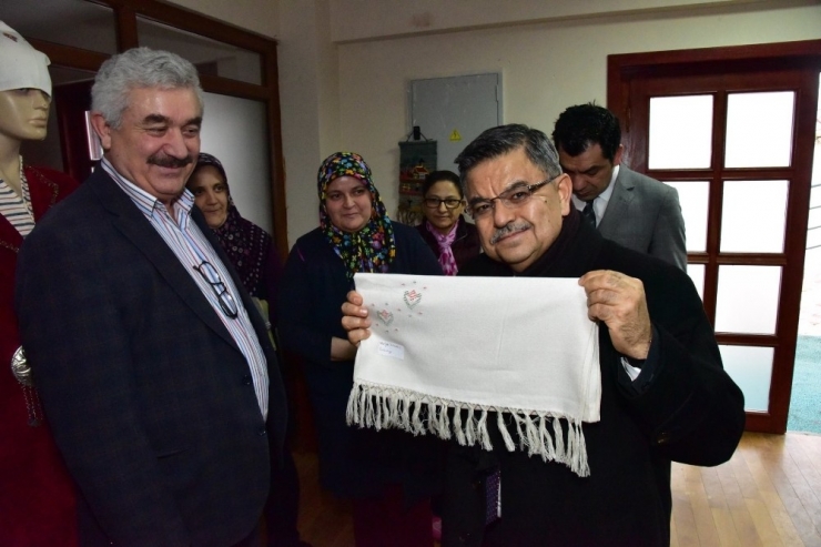 Başkan Yağcı’dan Osmanlı Kültür Ve El Sanatları Merkezine Ziyaret