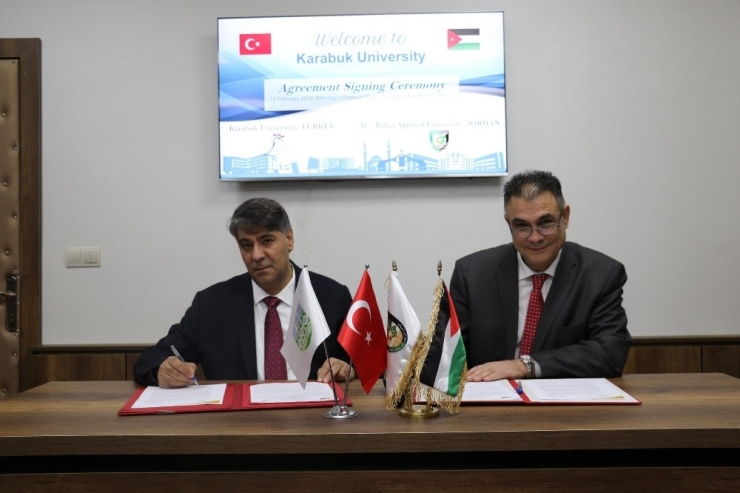 Ürdün Al-balqa Applied Üniversitesi İle Protokol İmzalandı