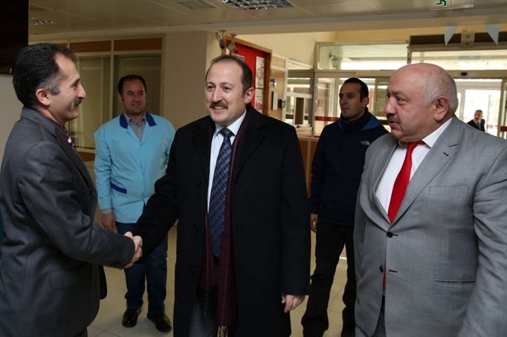 Vali Pehlivan, Sgk İl Müdürlüğü’nde İncelemelerde Bulundu