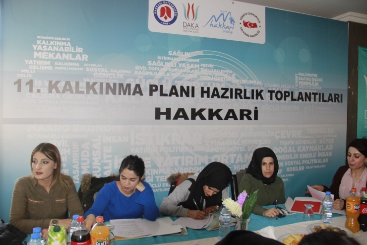 Daka’dan Hakkari’de Gençlerle 11. Kalkınma Planı İl İstişare Toplantısı