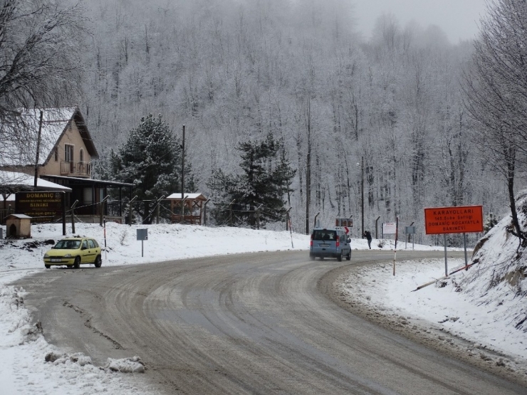 Domaniç Kocayayla’da Kar Yağışı