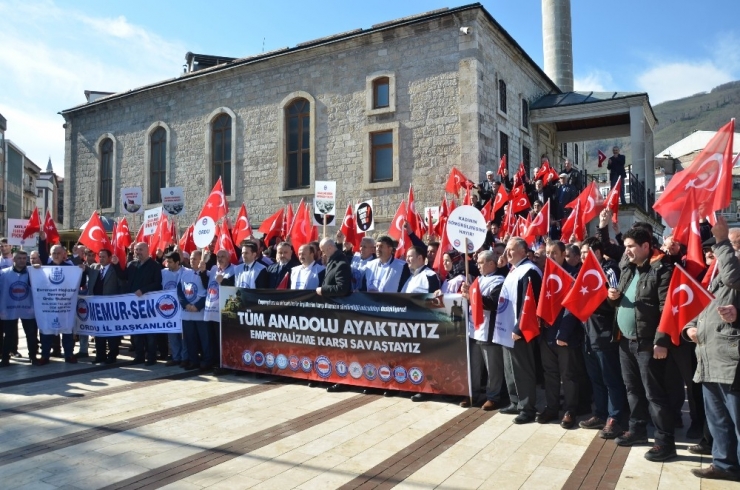 Memur-sen’den Zeytin Dalı Harekatı’na Destek