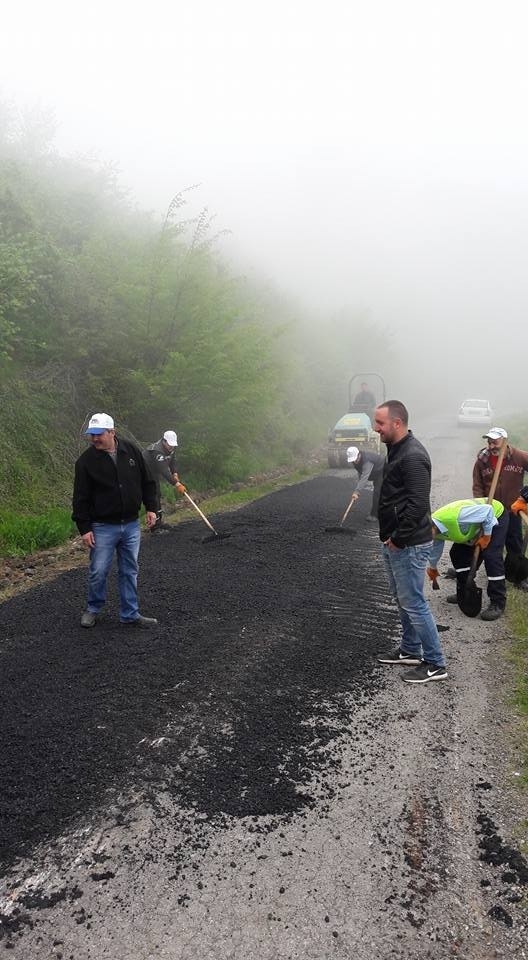 Havalar Isında Yama Çalışması Başladı