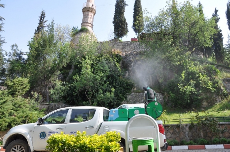Osmanlı Padişahları Tarih Şeridi’nde İlaçlama Yapıldı
