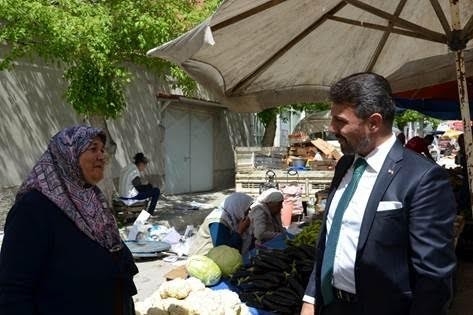 Baharla Birlikte Sivrihisar Pazar Tezgahları Şenlendi