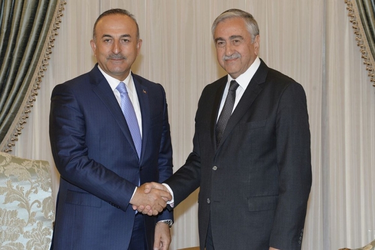 Dışişleri Bakanı Çavuşoğlu, Kktc Cumhurbaşkanı Akıncı İle Bir Araya Geldi