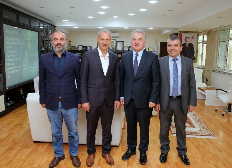 Prof. Dr. Muzaffer Elmas’tan Başkan Dişli’ye Ziyaret