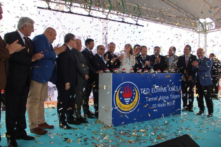 Ted Edirne’de 40’ıncı Okulunun Temelini Attı