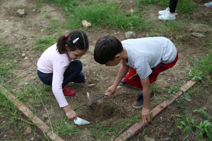 Antandros’un Küçük Arkeologları İş Başında