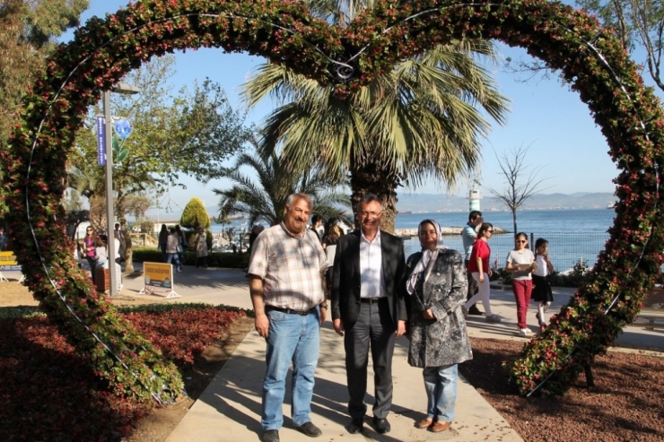 Gebze Belediyesi’nden Eskhisar Sahili’nde Dekoratif Peyzaj Çalışması