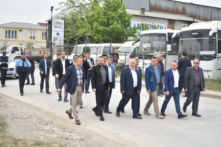 Başkan Doğan Yenişehir Mahallesinde İncelemelerde Bulundu