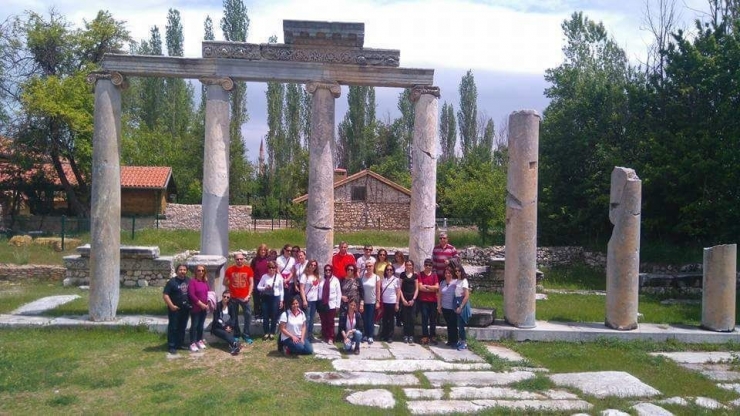 Alman Turistlerden Aizona Antik Kenti’ne İlgi