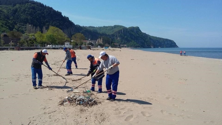 İnkumu Plajı Yaza Hazırlanıyor