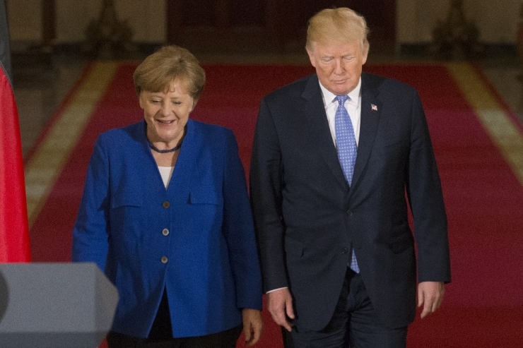 Angela Merkel’den Beyaz Saray’a Ziyaret