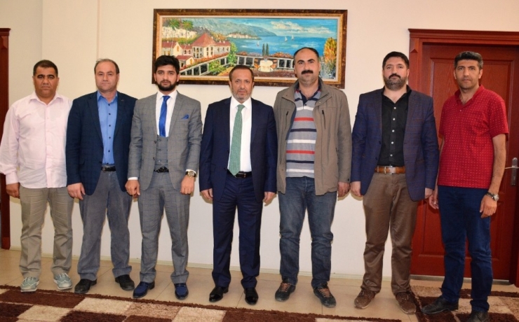 Taşlıçaylılardan Başkan Toltar’a Ziyaret