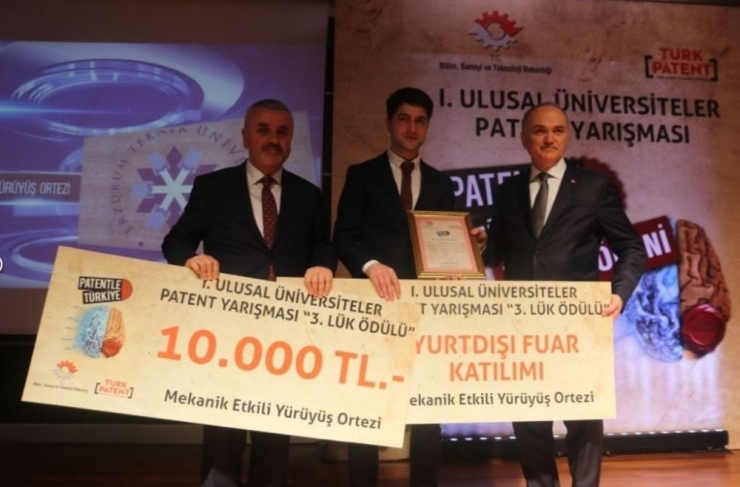 Erzurum Teknik Üniversitesi’ne Patent Ödülü