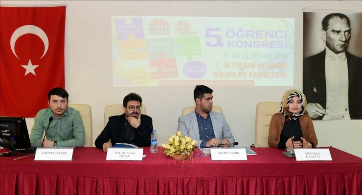 Hitit Üniversitesi 5. Öğrenci Kongresi Sona Erdi