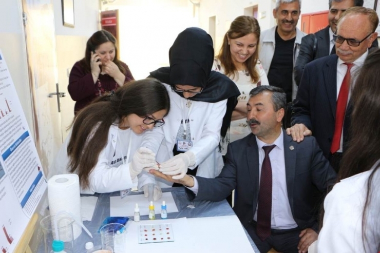 Pazarlar Anadolu Lisesi’nde Tübitak Bilim Fuarı