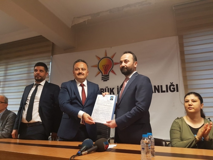 Bülent Ersöz, Aday Adaylığı Başvurusunda Bulundu