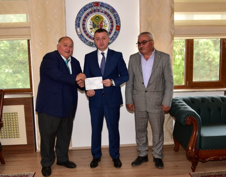 Bilecikli Muhtarlardan Tskgv’ye Bağış