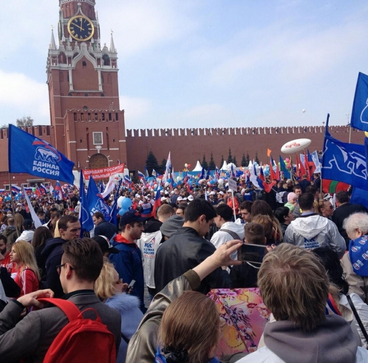 Rusya’da 1 Mayıs Kutlamaları