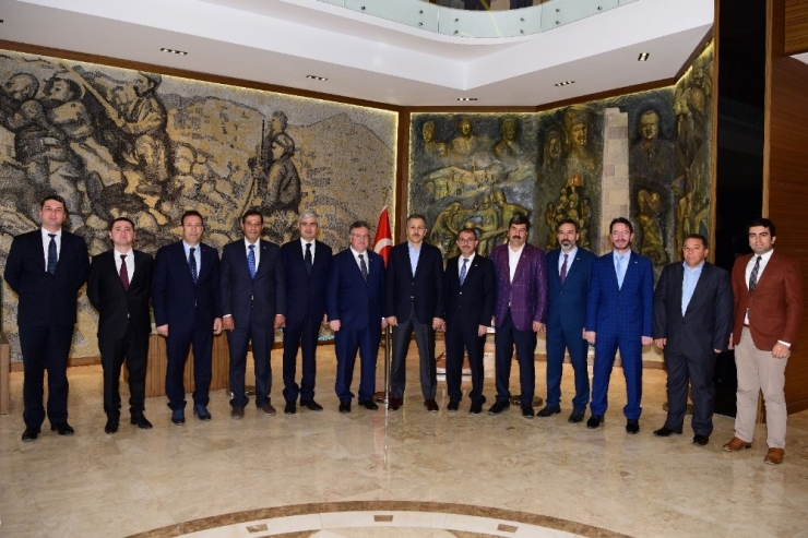 Gahib Yönetimi Vali Yerlikaya Ve Başkan Şahin’i Ziyaret Etti
