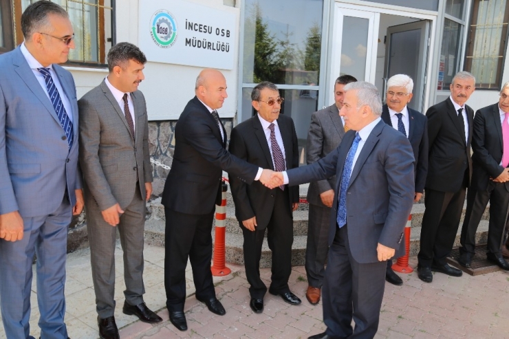 İncesu Osb’de Sanayiciler Bir Araya Geldi