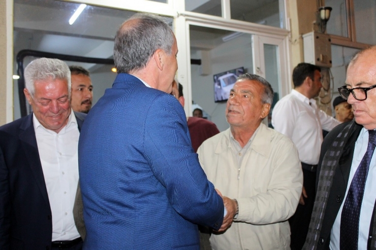 Cumhurbaşkanı Adayı İnce Yalova’da Havai Fişeklerle Karşılandı