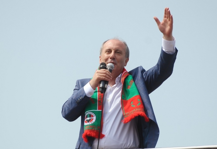 Muharrem İnce: “O Sarayda Asla Oturmayacağım”