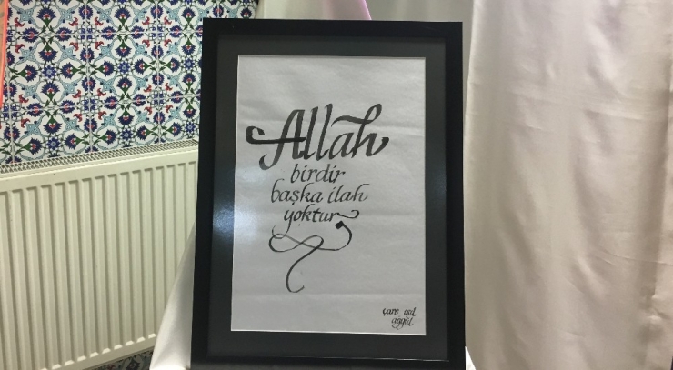 Kursiyerler, Eserlerini Sergiledi