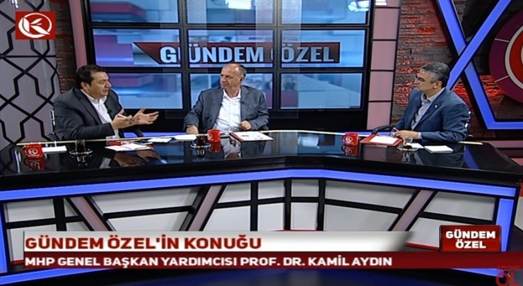 Mhp Genel Başkan Yardımcısı Prof. Dr. Aydın: “Erken Seçim Kararı Bir Anda Gelmedi”
