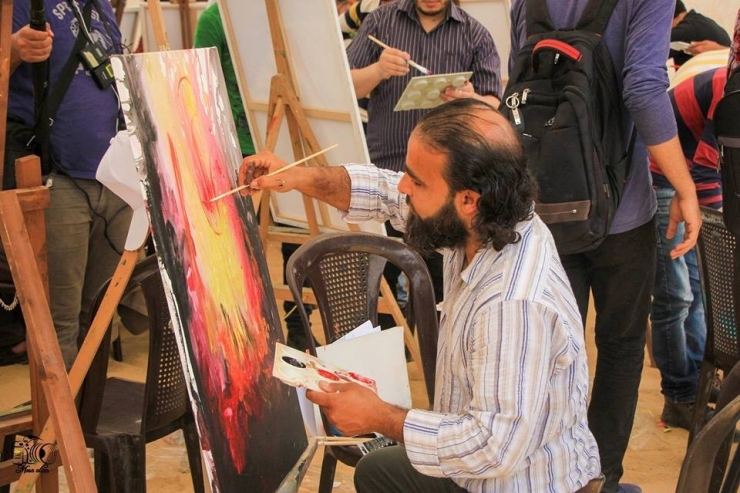 150 Filistinli Sanatçı İsrail İşgalini Protesto Etti