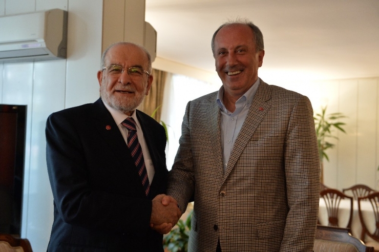 Cumhurbaşkanı Adayı Muharrem İnce Saadet Partisi’nde