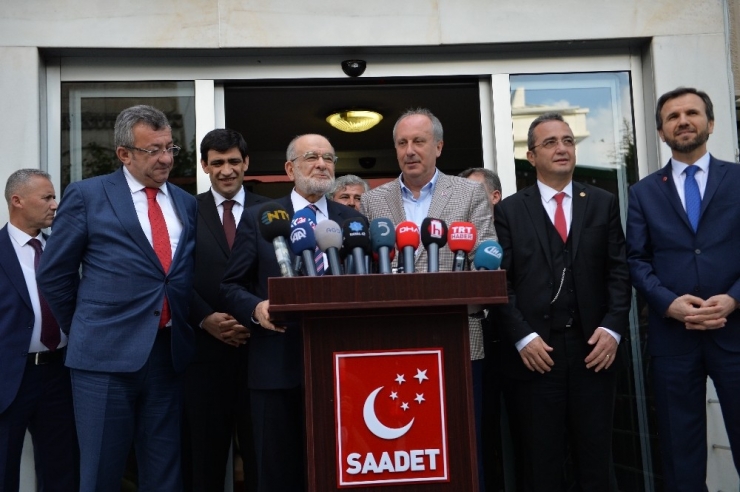 Cumhurbaşkanı Adayı Karamollaoğlu İle İnce Bir Araya Geldi