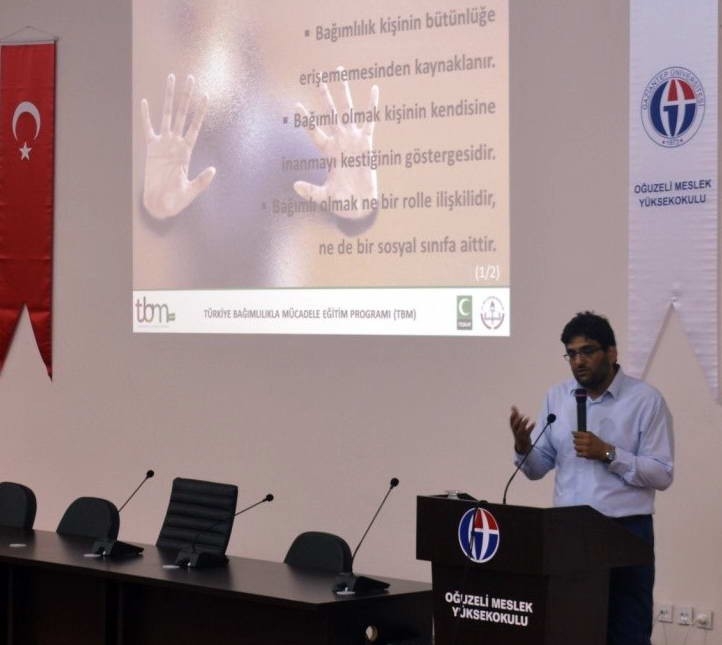 Oğuzeli Myo’da Madde Bağımlılığı İle Mücadele Konferansı