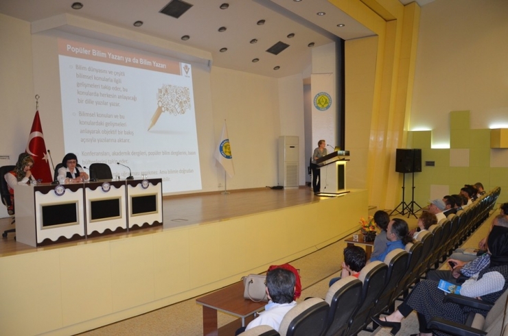 Harran Üniversitesinde "Bilim Yazarlığı" Söyleşisi